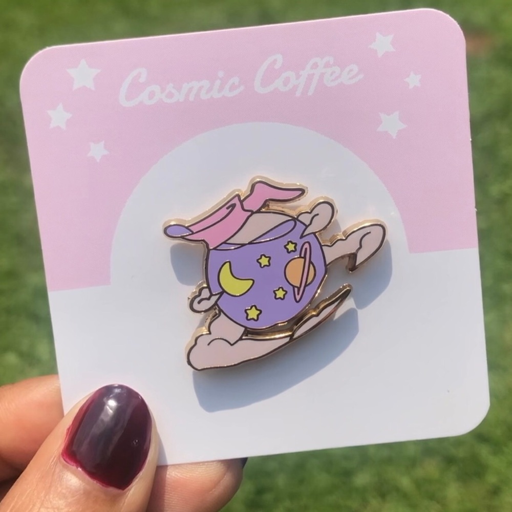 Cosmic Coffee Hard Enamel Pin